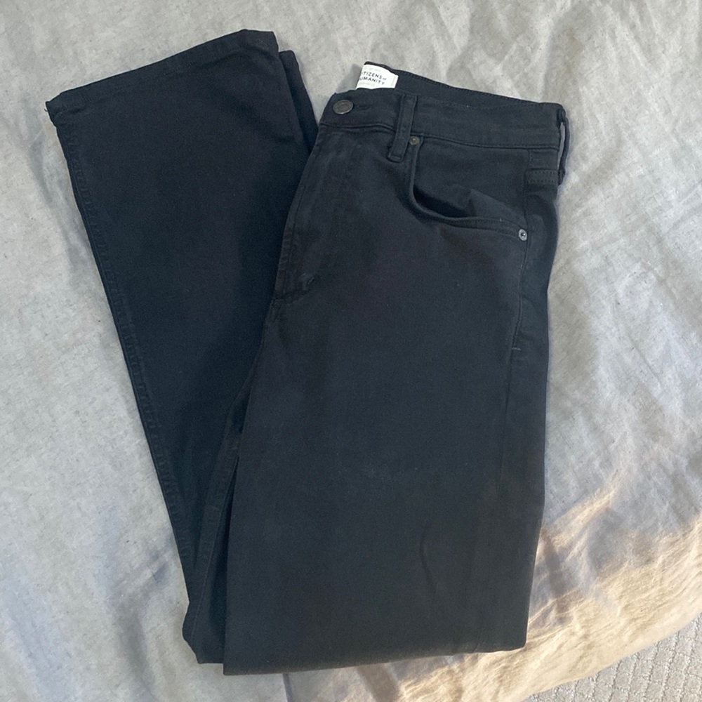 citizens of humanity really soft black pants